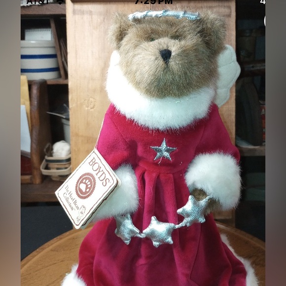 Vintage Boyds Bear Angel Large Christmas Tree Topper - Still New with Tags! - Picture 1 of 3